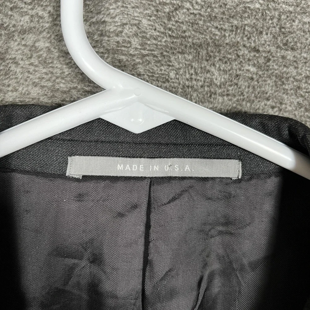 Loro Piana Madison Suit Jacket Mens 42L Gray Wool USA Nordstrom Hickey Freeman‎